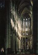 unknow artist Beauvais Cathedral, part of the choir oil on canvas